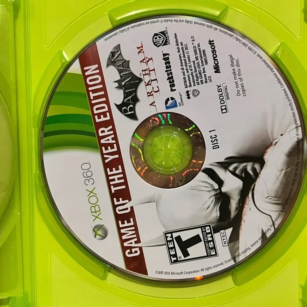 Batman: Arkham City Game of the Year Microsoft Xbox 360 Complete Tested